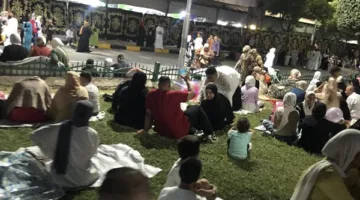 توافد المصلين إلى ساحة صلاة العيد في الغربية قد بدأ