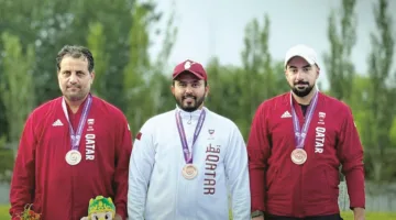 فضية وبرونزية في الرماية بكأس آسيا