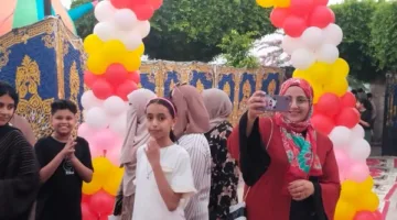 صور للأطفال والمصلين أثناء صلاة العيد في القليوبية.