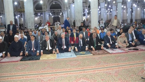 في أجواء من الفرحة، محافظ الغربية يشارك في صلاة العيد في مسجد السيد البدوي في أجواء من الفرحة، محافظ الغربية يشارك في صلاة العيد في مسجد السيد البدوي