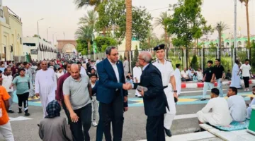 محافظ قنا يشارك في صلاة عيد الأضحى بمسجد سيدي عبد الرحيم القنائي