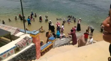 أهالي أسوان يتجهون إلى الحدائق العامة والمتنزهات للاحتفال بأول أيام عيد الأضحى.