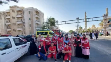 فرق الهلال الأحمر في البحر الأحمر توفر الحماية للمصلين أثناء صلاة عيد الأضحى المبارك