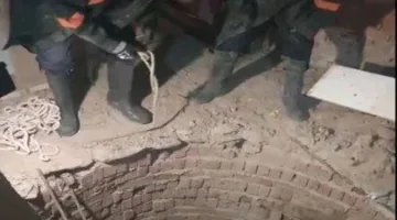 إنقاذ طفل وقع في مجرى صرف صحي في البحر الأحمر