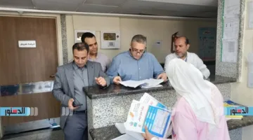 في اليوم الأول من العيد.. وكيل وزارة الصحة في كفر الشيخ يراقب الخدمات الطبية في أقسام الجلدية والحميات