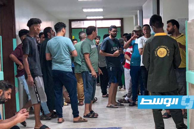 إسعاف المصابين بمستشفى الجلاء في بنغازي أول أيام عيد الأضحى، الجمعة 6 يونيو 2025. (مستشفى الجلاء للجراحة الحوادث)