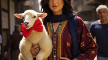 دنيا المصري تحتفل بعيد الأضحى مع جمهورها بصورة مميزة باستخدام الذكاء الاصطناعي.