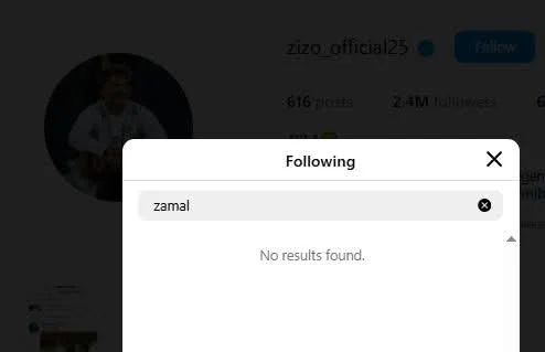 زيزو يتابع حساب الأهلي على إنستجرام ويوقف متابعة الزمالك زيزو يتابع حساب الأهلي على إنستجرام ويوقف متابعة الزمالك