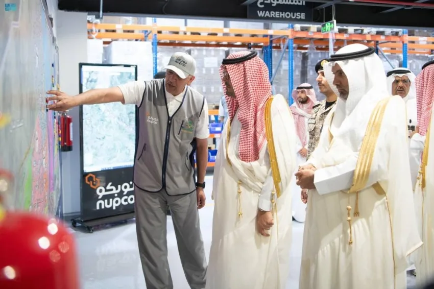 نائب أمير مكة يستعرض نظم العمل اللوجستي في نوبكو نائب أمير مكة يستعرض نظم العمل اللوجستي في نوبكو