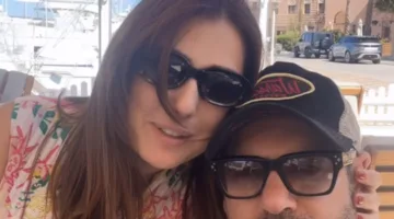 إطلالة عاطفية لكندة علوش مع زوجها عمرو يوسف
