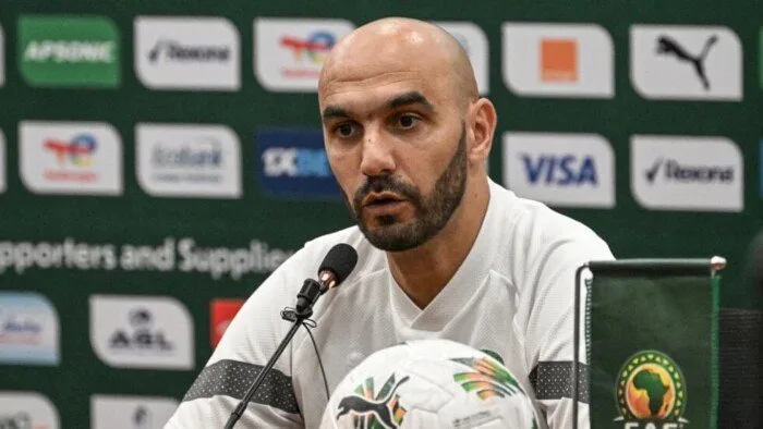 وليد الركراكي، مدرب المنتخب المغربي: الانتصار على تونس ذا أهمية كبيرة في ظل الغيابات. وليد الركراكي، مدرب المنتخب المغربي: الانتصار على تونس ذا أهمية كبيرة في ظل الغيابات.