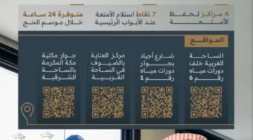 عناية شؤون الحرمين تقدم خدمة تخزين الأمتعة لحجاج بيت الله الحرام