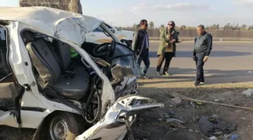 إصابة 7 أفراد نتيجة انقلاب حافلة صغيرة في الواسطى