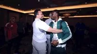 أليو ديانج ينضم إلى معسكر الأهلي في أمريكا.