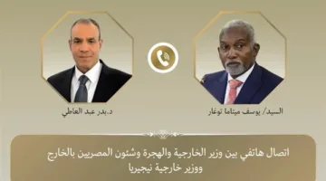 «عبد العاطي» يبرز رغبة مصر في تعزيز التعاون مع نيجيريا في مجالات الزراعة والاستثمار والتجارة
