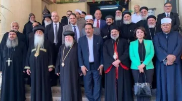 الأنبا توما يقدم التهاني لمحافظ سوهاج ورئيس المنطقة الأزهرية بمناسبة عيد الأضحى