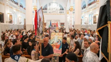 الأنبا مرقس يشارك الأنبا دانيال في احتفالات عيد أم المحبة الإلهية بأسيوط