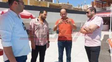 رصد تنفيذ معايير الأمان والسلامة في حمامات السباحة بكفر الشيخ