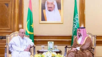 ولي العهد السعودي يجتمع مع رئيس موريتانيا لاستكشاف طرق تعزيز التعاون الثنائي