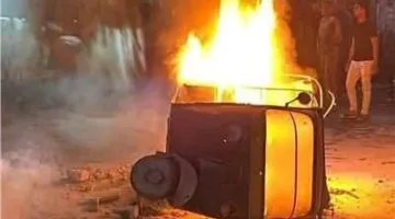 إخماد حريق في توك توك بالفيوم دون تسجيل إصابات