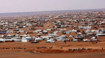 إغلاق مخيم الركبان للنازحين على الحدود السورية مع الأردن والعراق.