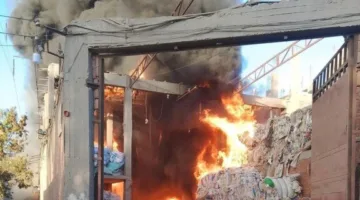 إخماد حريق اندلعت في شقة سكنية بالخليفة