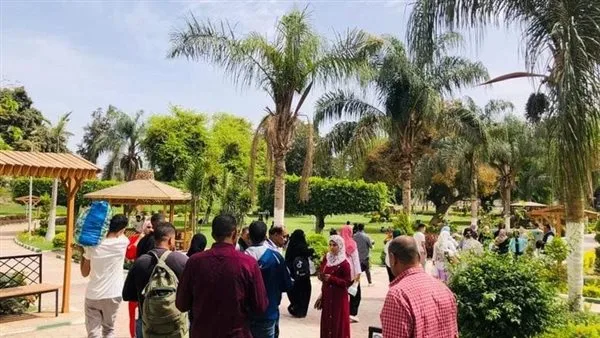 احتفالاً بعيد الأضحى.. إقبال كبير على الحديقة الدولية منذ افتتاحها للزوار