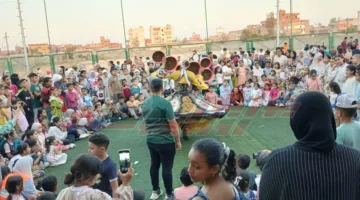 احتفالات العيد تكتسب طعماً مميزاً في مراكز الشباب وتلفت انتباه جميع الفئات العمرية بكفر الشيخ