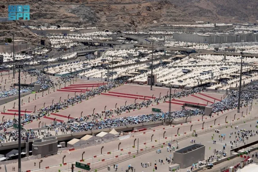 نجاح تنظيم تفويج الحجاج المتعجلين ضمن نظام الخدمات المتكامل