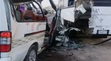 إصابة طالبين نتيجة حادث تصادم في سمالوط بالمنيا