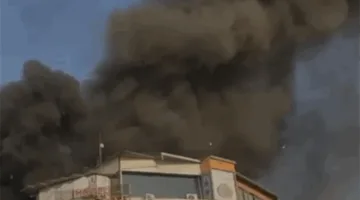 حريق في مركز تسوق بالقرب من مرقد الإمام الكاظم (ع)