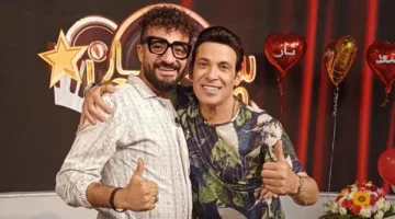 سعد الصغير يستقبل الفنان باسل محارب في اليوم الثالث من العيد