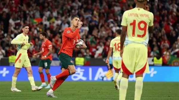 نتائج مباراة البرتغال وإسبانيا.. شاهد الأهداف المباشرة لنهائي دوري الأمم الأوروبية نتائج مباراة البرتغال وإسبانيا.. شاهد الأهداف المباشرة لنهائي دوري الأمم الأوروبية