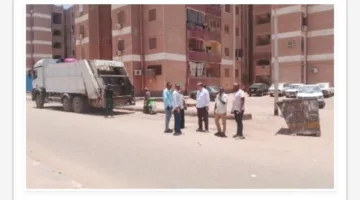 أسوان في يوم واحد: معالجة كسر طارئ في شبكة المياه وحملات تنظيف وإزالة التعديات