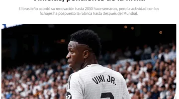 ريال مدريد يحدد توقيت تجديد عقد فينيسيوس جونيور