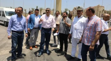 قبل الافتتاح العالمي المنتظر.. جولة ميدانية لمحافظ الجيزة حول منطقة المتحف المصري الكبير