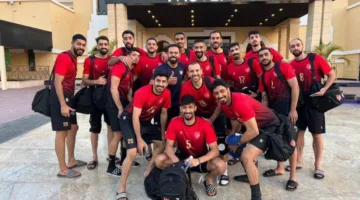 منتخب البحرين للكرة الطائرة يتدرب على القوة والتحمل في الصالة الرياضية بالقاهرة تحضيرًا لبطولة آسيا