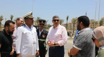 محافظ الجيزة يستعرض مشاريع التطوير الحالية حول المتحف الكبير استعدادًا للافتتاح الرسمي