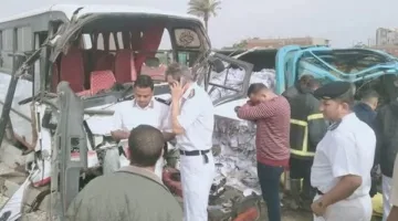 بالأسماء: وفاة وإصابة 14 شخصًا جراء انقلاب سيارة نقل صغيرة في المنيا