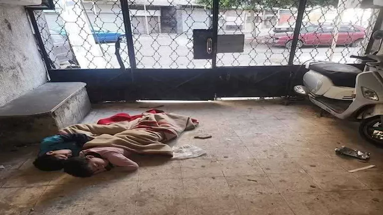 تخلى عنهما والداهما بعد انفصالهما.. 3 أطفال ينامون في مدخل عمارة والتضامن تواجه التحديات تخلى عنهما والداهما بعد انفصالهما.. 3 أطفال ينامون في مدخل عمارة والتضامن تواجه التحديات