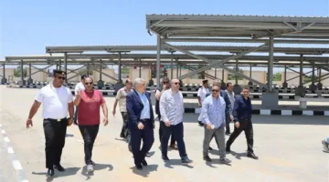 محافظ بني سويف يزور المجمع الجديد للمواقف تحضيرًا لافتتاحه