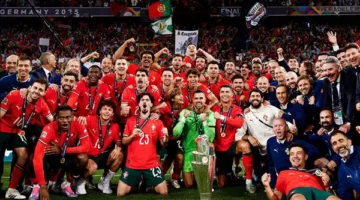 «رونالدو وجورجينا».. احتفال مميز بفوز البرتغال بكأس أوروبا.. صور