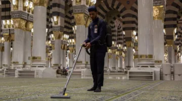 نظام شامل لاستقبال زوار المسجد النبوي الشريف