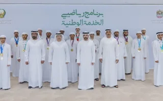 حمدان بن محمد يشارك في إطلاق برنامج “الرياضيين للخدمة الوطنية”
