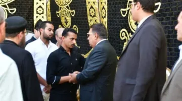 بحضور مجموعة من الشخصيات البارزة.. محافظ الدقهلية ينعي شهيد الشهامة
