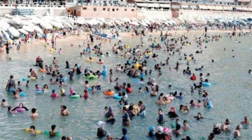 ازدحام كبير في الشواطئ والحدائق ومراكز الشباب خلال اليوم الرابع من العيد