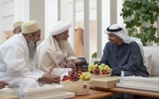 رئيس الدولة يستقبل زعيم طائفة البهرة