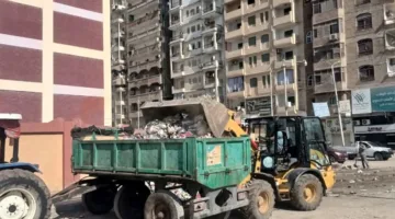 جمع 350 طن من النفايات في اليوم الرابع لعيد الأضحى بمدينة كفر الشيخ