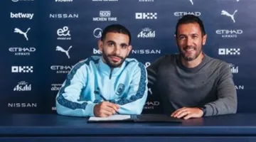 مانشستر سيتي يعقد صفقة مع اللاعب الجزائري ريان آيت نوري لمدة خمس سنوات.