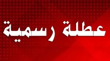 هل الثلاثاء يوم عطلة رسمية؟ قائمة بالعطلات الرسمية المتبقية حتى نهاية 2025.